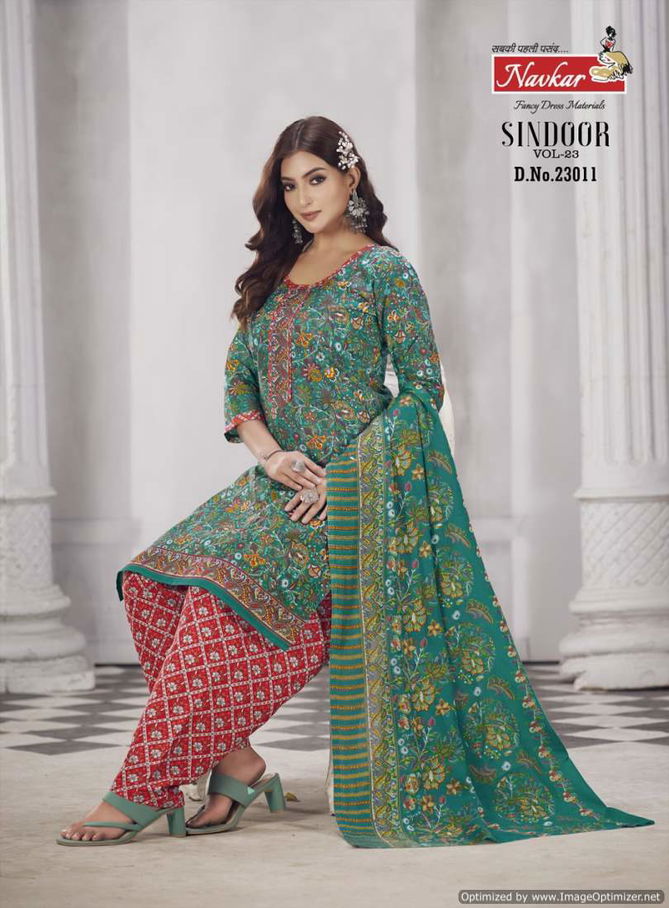 Sindoor Vol 23 By Navkar Pure Cotton Printed Readymade Dress Wholesale Shop In Surat